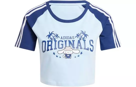 Футболка с рисунком Hello Kitty Cinnamoroll Baby «Clear Sky» Adidas Originals