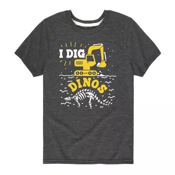Футболка с рисунком I Dig Dinos для мальчиков 8–20 лет Licensed Character