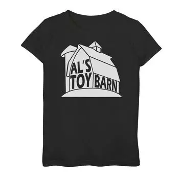 Футболка с рисунком и логотипом Al's Toy Barn для девочек 7–16 лет Disney/Pixar «История игрушек» Licensed Character