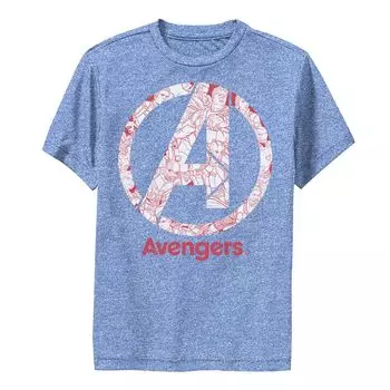 Футболка с рисунком и логотипом Marvel Avengers Endgame для мальчиков 8–20 лет Marvel