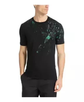 Футболка с рисунком и логотипом Moschino, черный