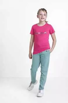 Футболка с рисунком и овальным вырезом горловины Benger, розовый