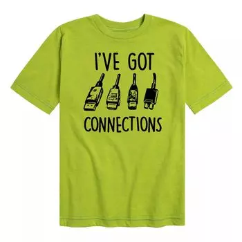 Футболка с рисунком I've Got Connections для мальчиков 8–20 лет Licensed Character