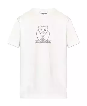 Футболка с рисунком Iceberg, белый