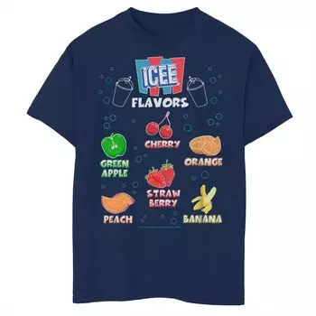 Футболка с рисунком ICEE Flavors List для мальчиков 8–20 лет Licensed Character