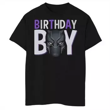 Футболка с рисунком «Именинник» для мальчиков 8–20 лет Marvel Black Panther Marvel