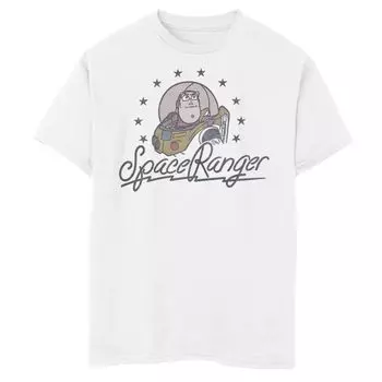 Футболка с рисунком «История игрушек» Disney/Pixar для мальчиков 8–20 лет «Базз Космический рейнджер» Disney / Pixar, белый
