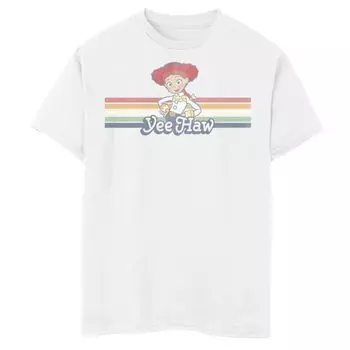 Футболка с рисунком «История игрушек» для мальчиков 8–20 лет «Джесси Ковгерл» в радужную полоску Yee Haw для мальчиков Disney/Pixar Disney / Pixar