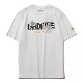 Футболка с рисунком из мультфильма badfive Li-Ning, белый