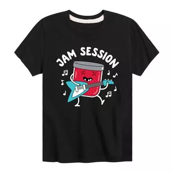 Футболка с рисунком Jam Session для мальчиков 8–20 лет Licensed Character, черный
