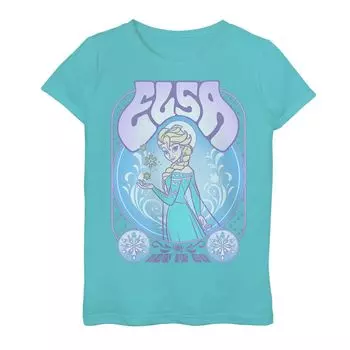 Футболка с рисунком Эльзы для девочек Disney's Frozen Girls 7–16 Licensed Character