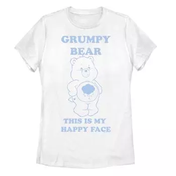 Футболка с рисунком «Это мое счастливое лицо» для юниоров Care Bears Grumpy Bear Licensed Character