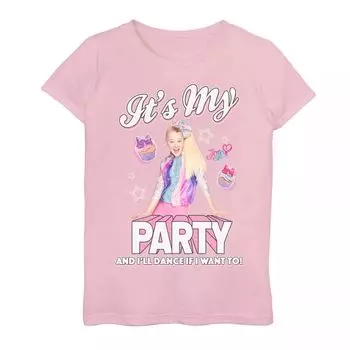 Футболка с рисунком Jojo Siwa для девочек 7–16 лет «Это моя вечеринка» Licensed Character