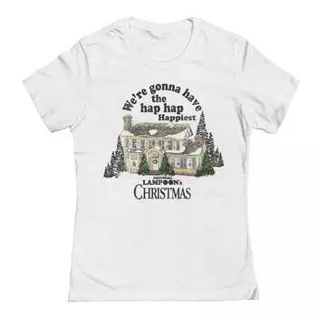 Футболка с рисунком «Junior’s Were Gonna Have the National Lampoon’s Christmas Vacation» Licensed Character, белый