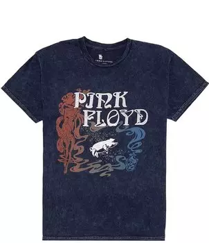 Футболка с рисунком Junk Food Pink Floyd в стиле модерн, синий