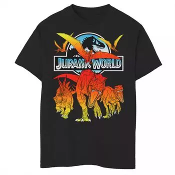 Футболка с рисунком Jurassic World Hot Shots для мальчиков 8–20 лет Licensed Character