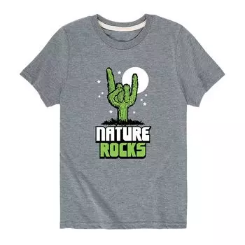 Футболка с рисунком кактуса Nature Rocks для мальчиков 8–20 лет Licensed Character