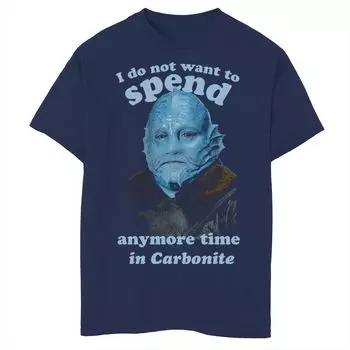 Футболка с рисунком «Карбонит R12» для мальчиков 8–20 лет «Звездные войны: Мандалорский мифрол» No More Star Wars