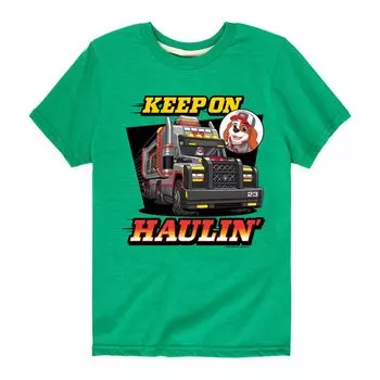 Футболка с рисунком «Keep On Haulin» для мальчиков 8–20 лет «Paw Patrol Truck Pups» Licensed Character