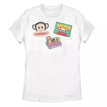 Футболка с рисунком-коллажем и нашивкой Paul Frank для юниоров Licensed Character