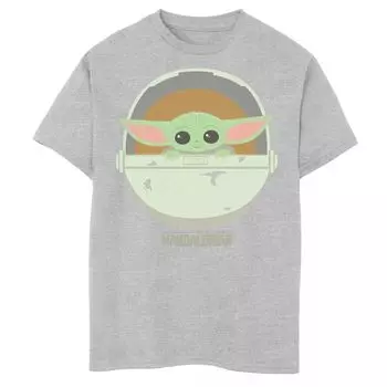 Футболка с рисунком «Колыбелька для мальчиков» для мальчиков 8–20 лет, «Звездные войны», «Мандалорец», «Детская кроватка» и портретом Star Wars