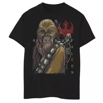 Футболка с рисунком команды повстанцев Чубакки для мальчиков 8–20 лет Star Wars