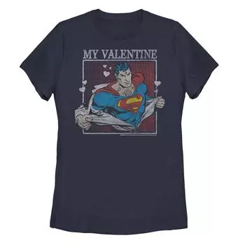 Футболка с рисунком комиксов DC Comics Superman My Valentine для юниоров Licensed Character
