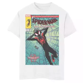 Футболка с рисунком комиксов для мальчиков 8–20 лет Marvel Spiderverse Collectors Marvel