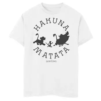 Футболка с рисунком «Король Лев» для мальчиков 8–20 лет Hakuna Matata Pride Camp от Disney Disney