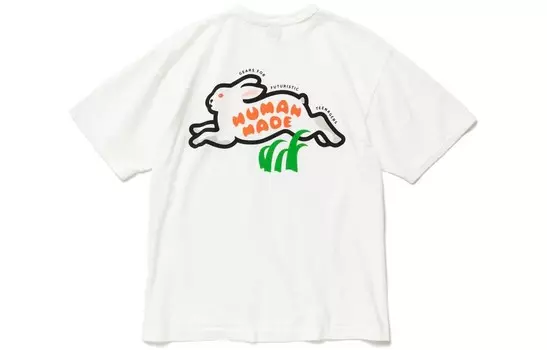 Футболка с рисунком кролика #2 Human Made, черный