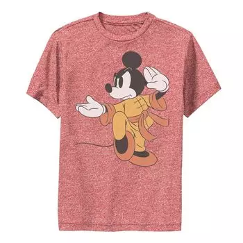 Футболка с рисунком кунг-фу Disney's Mickey Mouse для мальчиков 8–20 лет Licensed Character