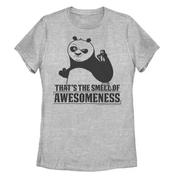Футболка с рисунком Kung Fu Panda для юниоров "Smell The Awesomeness" Licensed Character