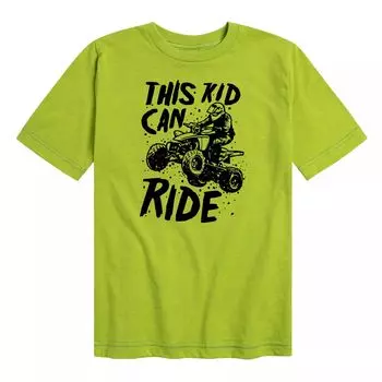 Футболка с рисунком квадроцикла «This Kid Can Ride» для мальчиков 8–20 лет Licensed Character