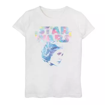 Футболка с рисунком Leia Pop для девочек 7–16 лет Licensed Character, белый