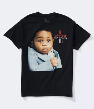 Футболка с рисунком Lil Wayne Tha Carter III Aeropostale, черный