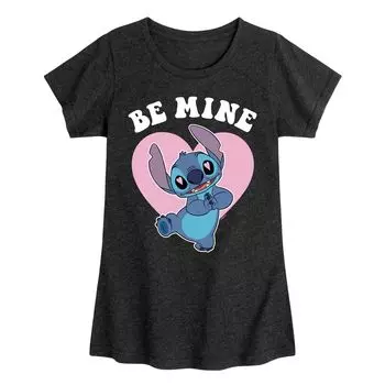 Футболка с рисунком «Лило и Стич» для девочек 7–16 лет Disney's Be Mine Licensed Character