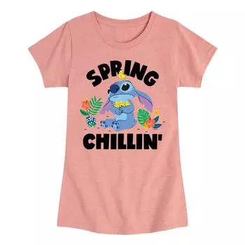 Футболка с рисунком «Лило и Стич» для девочек 7–16 лет от Disney's Spring Chillin Licensed Character