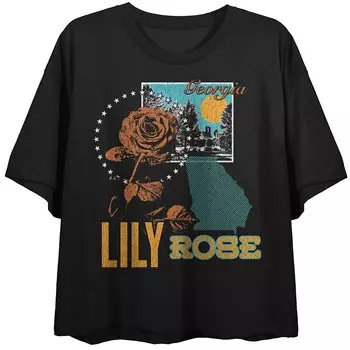 Футболка с рисунком Lily Rose Georgia Rose для юниоров Licensed Character, черный