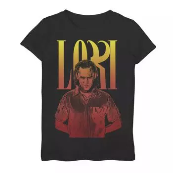Футболка с рисунком Loki Variant для девочек 7–16 лет Marvel Loki Red Spectrum Loki Variant Marvel