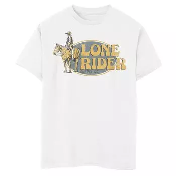 Футболка с рисунком Lone Rider Horse для мальчиков 8–20 лет Licensed Character