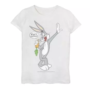 Футболка с рисунком «Looney Tunes Bugs Bunny What’s Up Doc» для девочек 7–16 лет Licensed Character