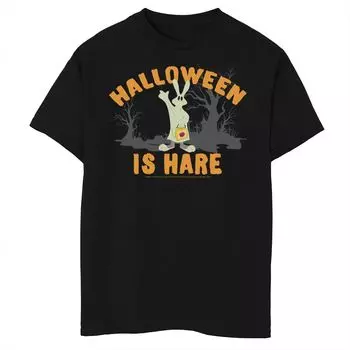Футболка с рисунком Looney Tunes Bugs Halloween Is Hare для мальчиков 8–20 лет Licensed Character