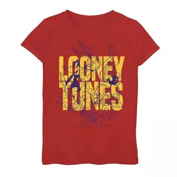 Футболка с рисунком Looney Tunes Pop Tunes для девочек 7–16 лет Licensed Character