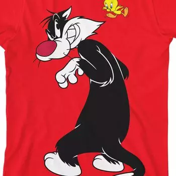 Футболка с рисунком Looney Tunes Sylvester для мальчиков 8–20 лет Licensed Character