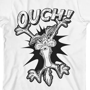 Футболка с рисунком Looney Tunes Wile E Coyote для мальчиков 8–20 лет Licensed Character