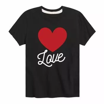 Футболка с рисунком Love Heart Love для мальчиков 8–20 лет Licensed Character