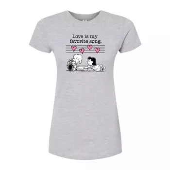 Футболка с рисунком «Love Is My Favorite Song» для детей Peanuts Licensed Character