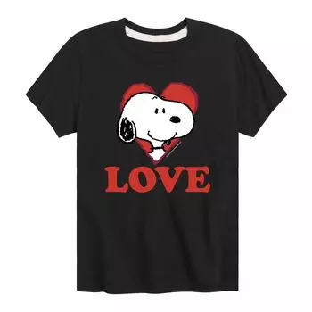 Футболка с рисунком Love Snoopy для мальчиков 8–20 лет Licensed Character