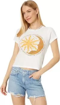 Футболка с рисунком «Любовь и свет» Billabong, цвет Salt Crystal