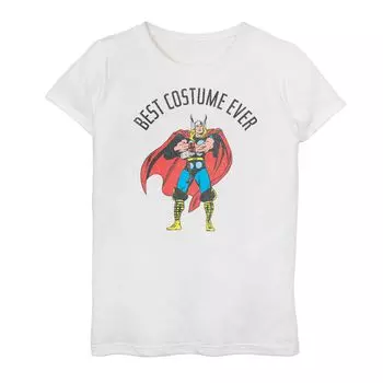 Футболка с рисунком «Лучший костюм всех времен» для девочек 7–16 лет Marvel Thor Licensed Character